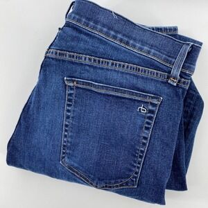 Rag Bone Standard Issue Men's 38 x 32 Skinny Leg Dark Wash Jeans